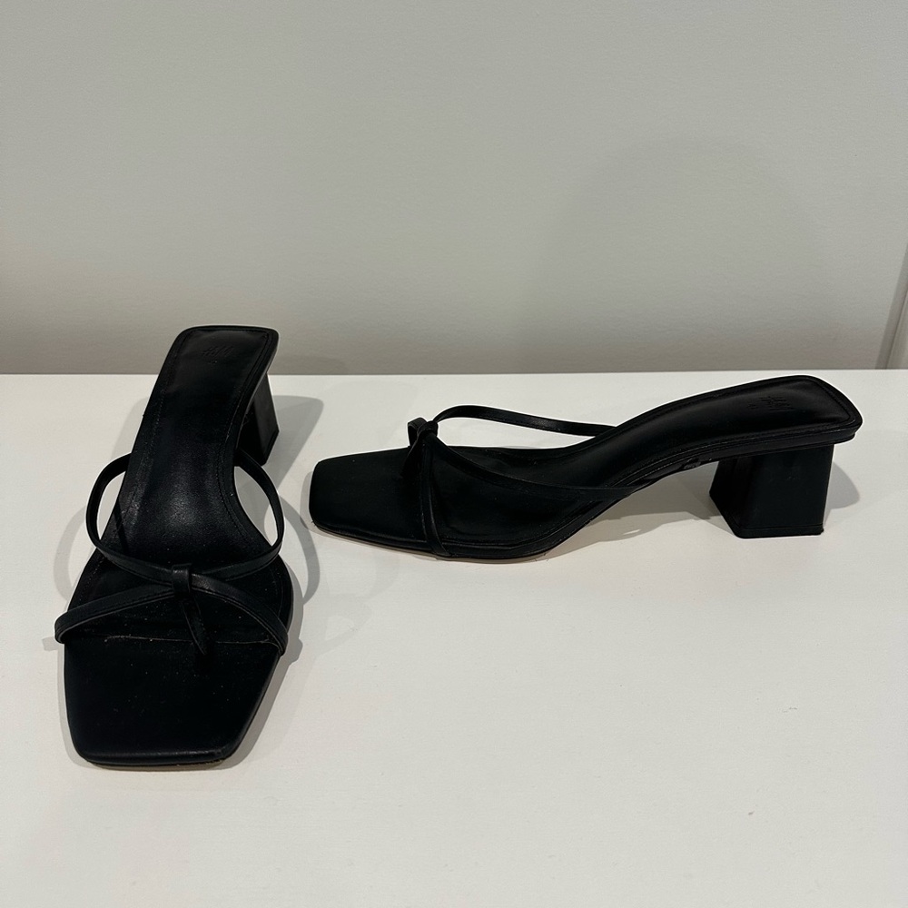 Strappy Block Heel